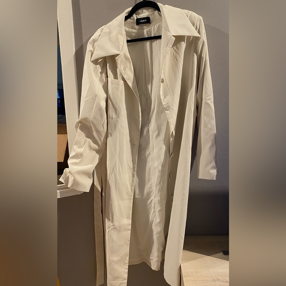 White Trench-coat